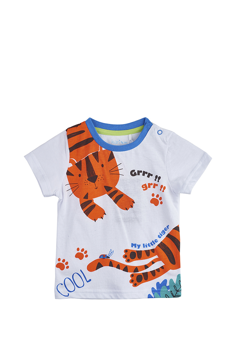 фото Футболка детская kari baby ss19b66000318 белый р.86