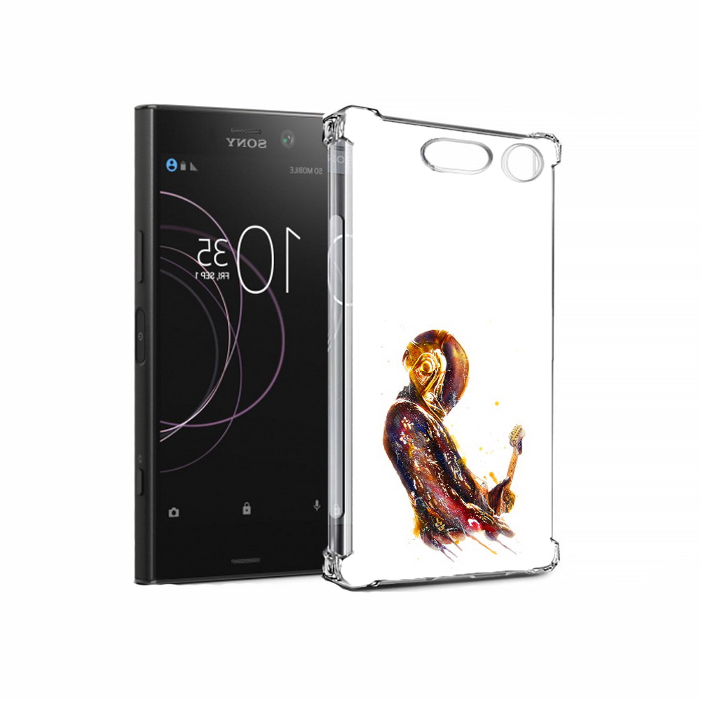 

Чехол MyPads Tocco для Sony Xperia XZ1 космо-музыкант (PT77229.221.393), Прозрачный, Tocco