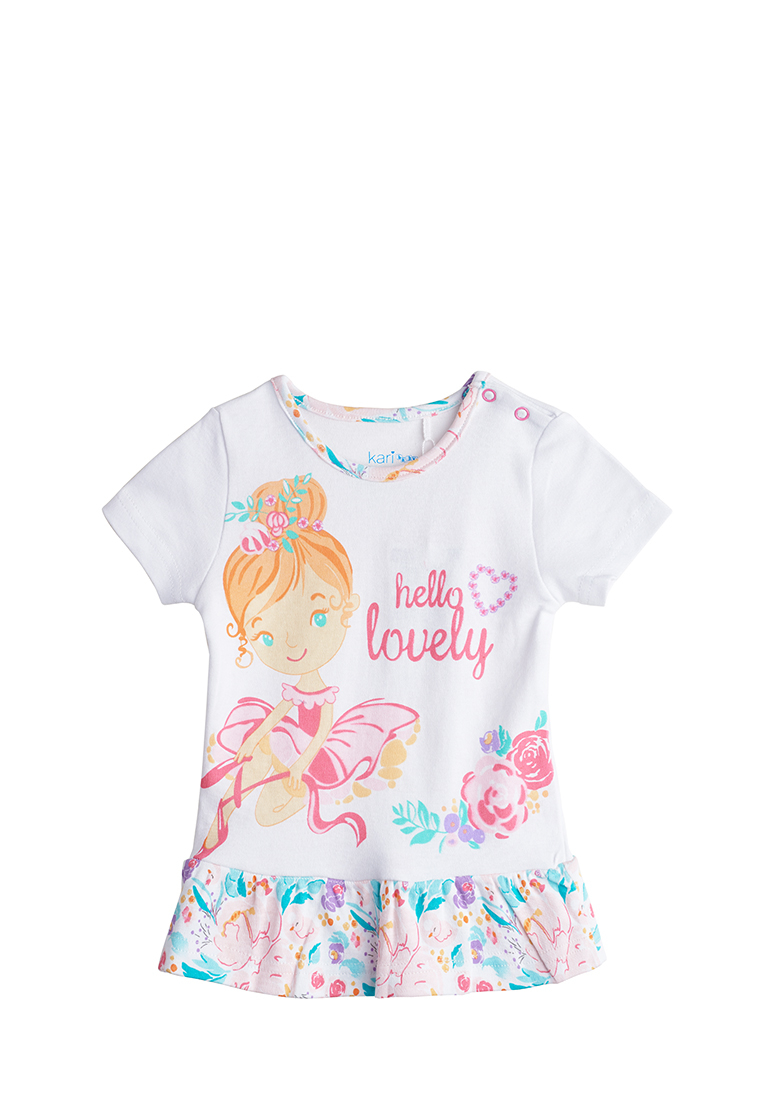 фото Футболка детская kari baby ss19b19201235 белый р.92