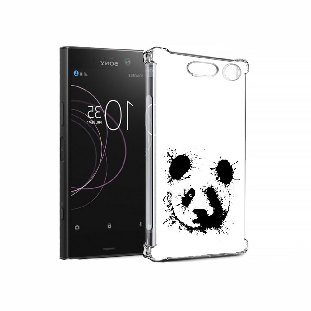

Чехол MyPads Tocco для Sony Xperia XZ1 клякса-панда (PT77229.221.389), Прозрачный, Tocco