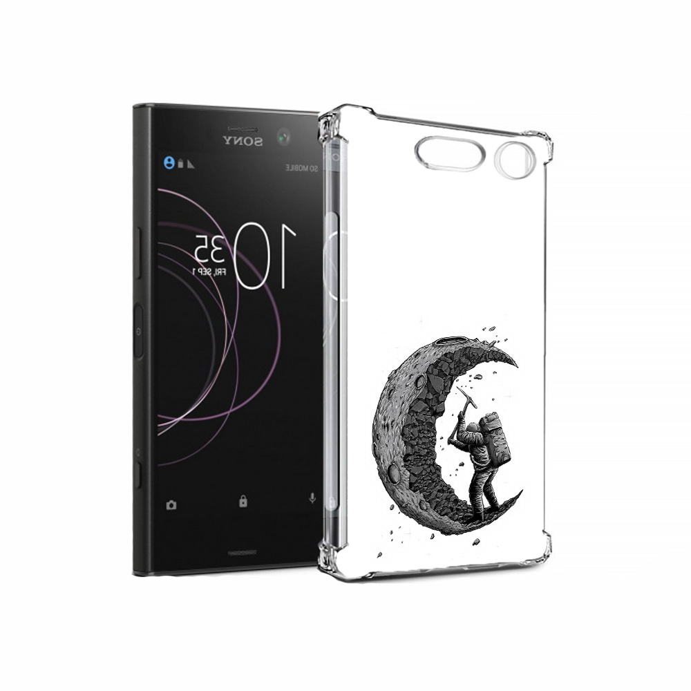 

Чехол MyPads Tocco для Sony Xperia XZ1 камненная луна (PT77229.221.384), Прозрачный, Tocco