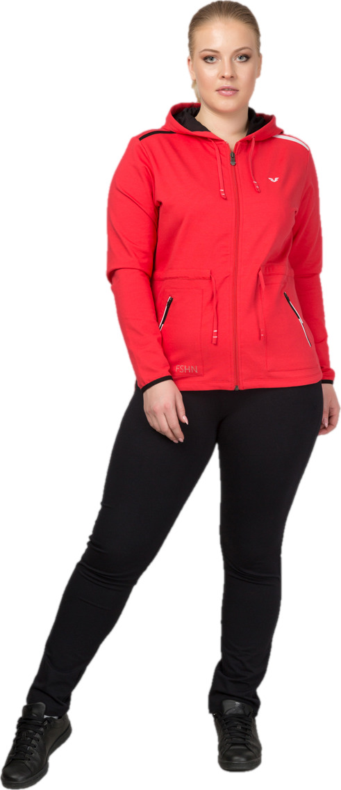 Костюм женский Bilcee Women Knitting Tracksuit красный 4XL