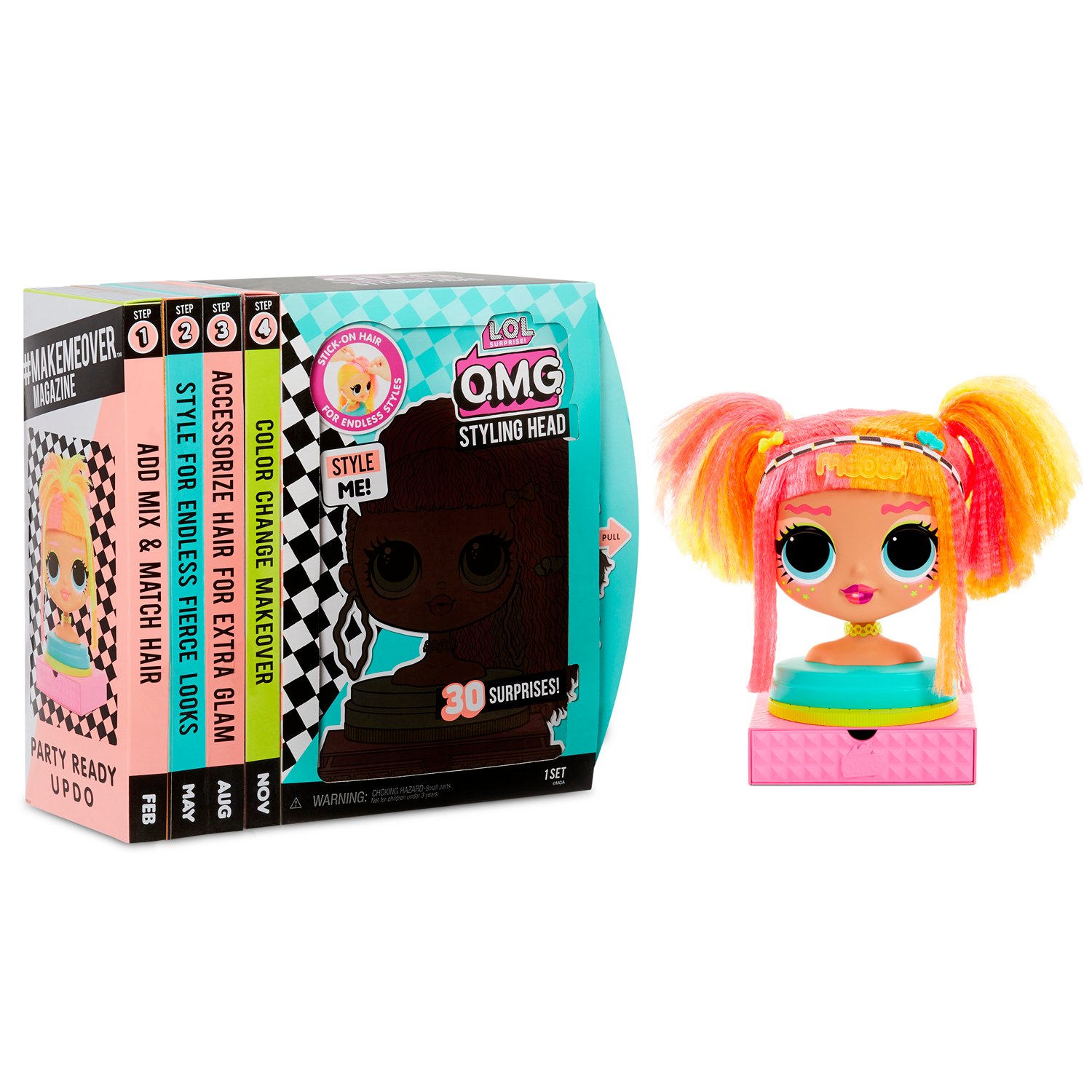 

Игровой набор L.O.L. Surprise Голова для моделирования причесок, 565086, 565086