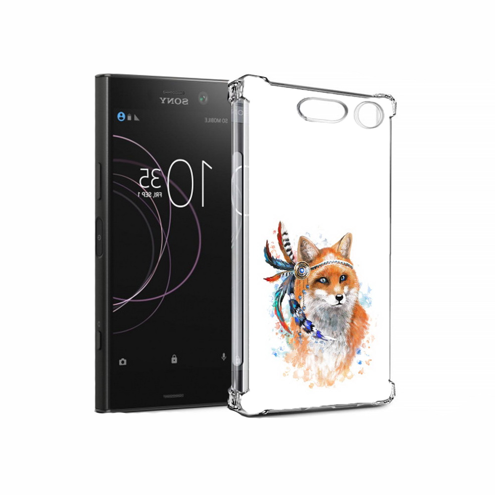 

Чехол MyPads Tocco для Sony Xperia XZ1 инду лиса (PT77229.221.377), Прозрачный, Tocco