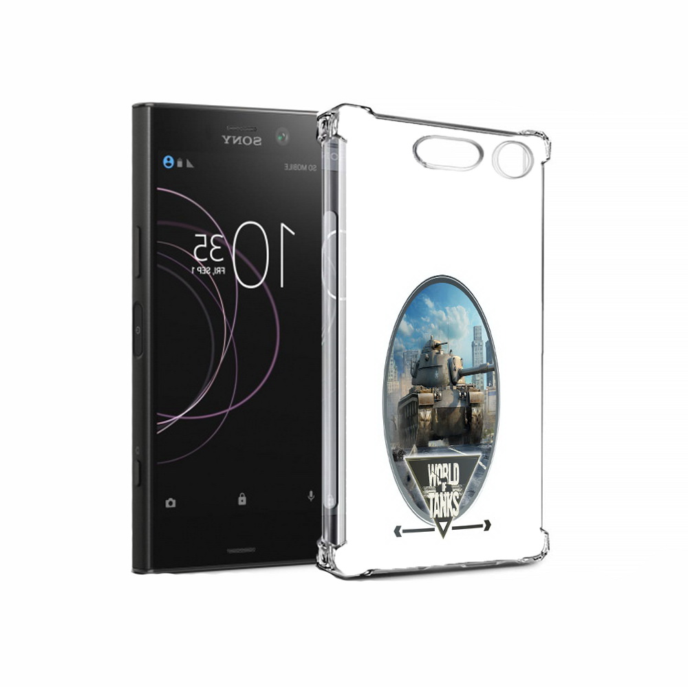 

Чехол MyPads Tocco для Sony Xperia XZ1 игра с танками (PT77229.221.375), Прозрачный, Tocco