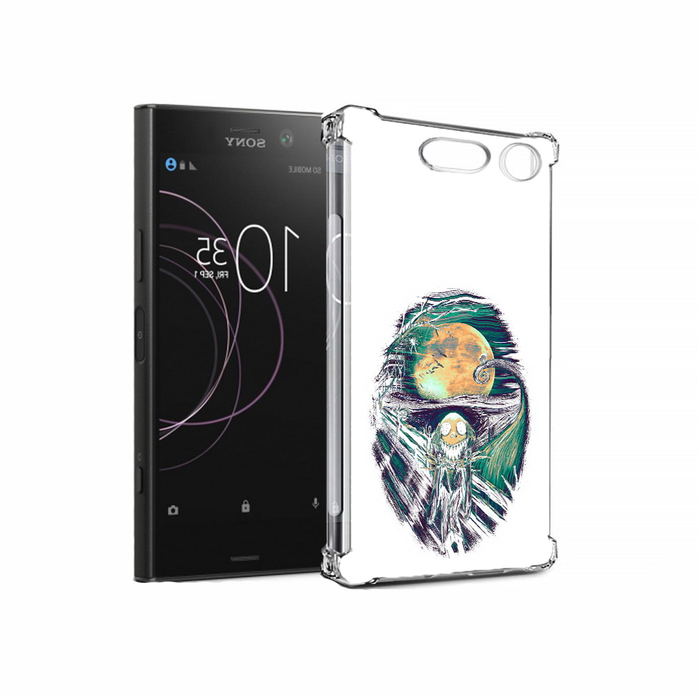 

Чехол MyPads Tocco для Sony Xperia XZ1 зубастое существо абстракция (PT77229.221.370), Прозрачный, Tocco