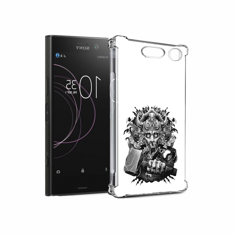 

Чехол MyPads Tocco для Sony Xperia XZ1 злой тор (PT77229.221.363), Прозрачный, Tocco