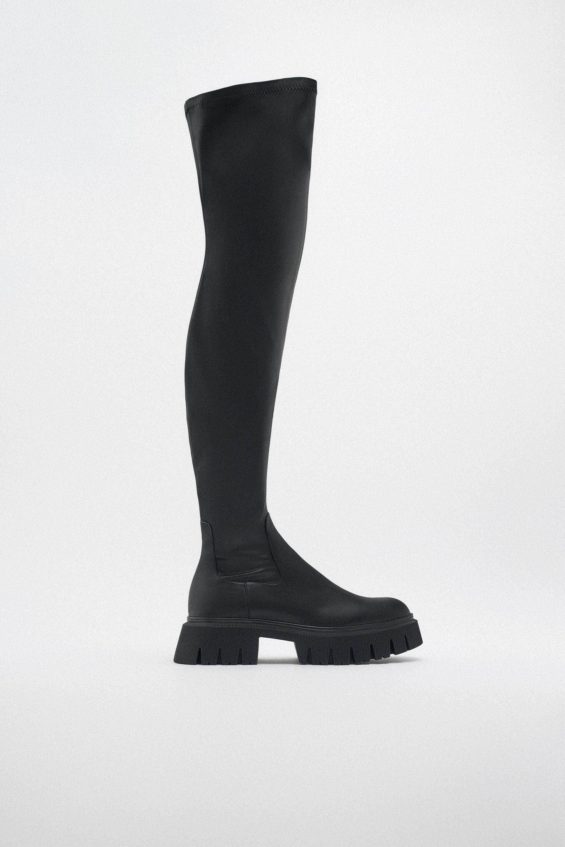 

Ботфорты женские ZARA 13020010 черные 41 RU (доставка из-за рубежа), 13020010