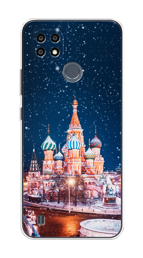 

Чехол на Oppo Realme C21Y/C25Y "Москва 1", Коричневый;синий;белый, 256850-1