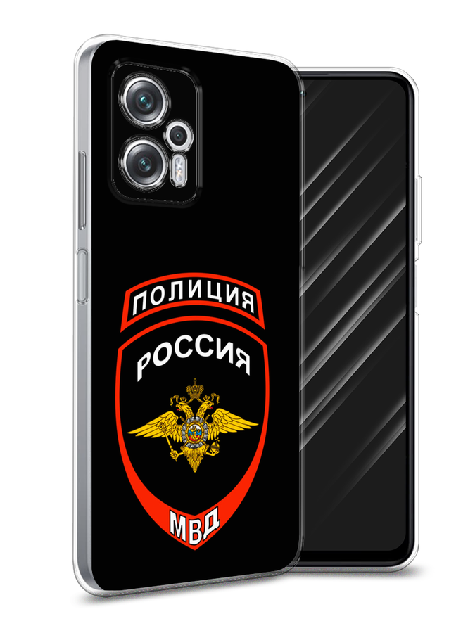 

Чехол Awog на Poco X4 GT/Redmi Note 11T Pro/11T Pro Plus "Полиция шеврон", Разноцветный, 315250-5