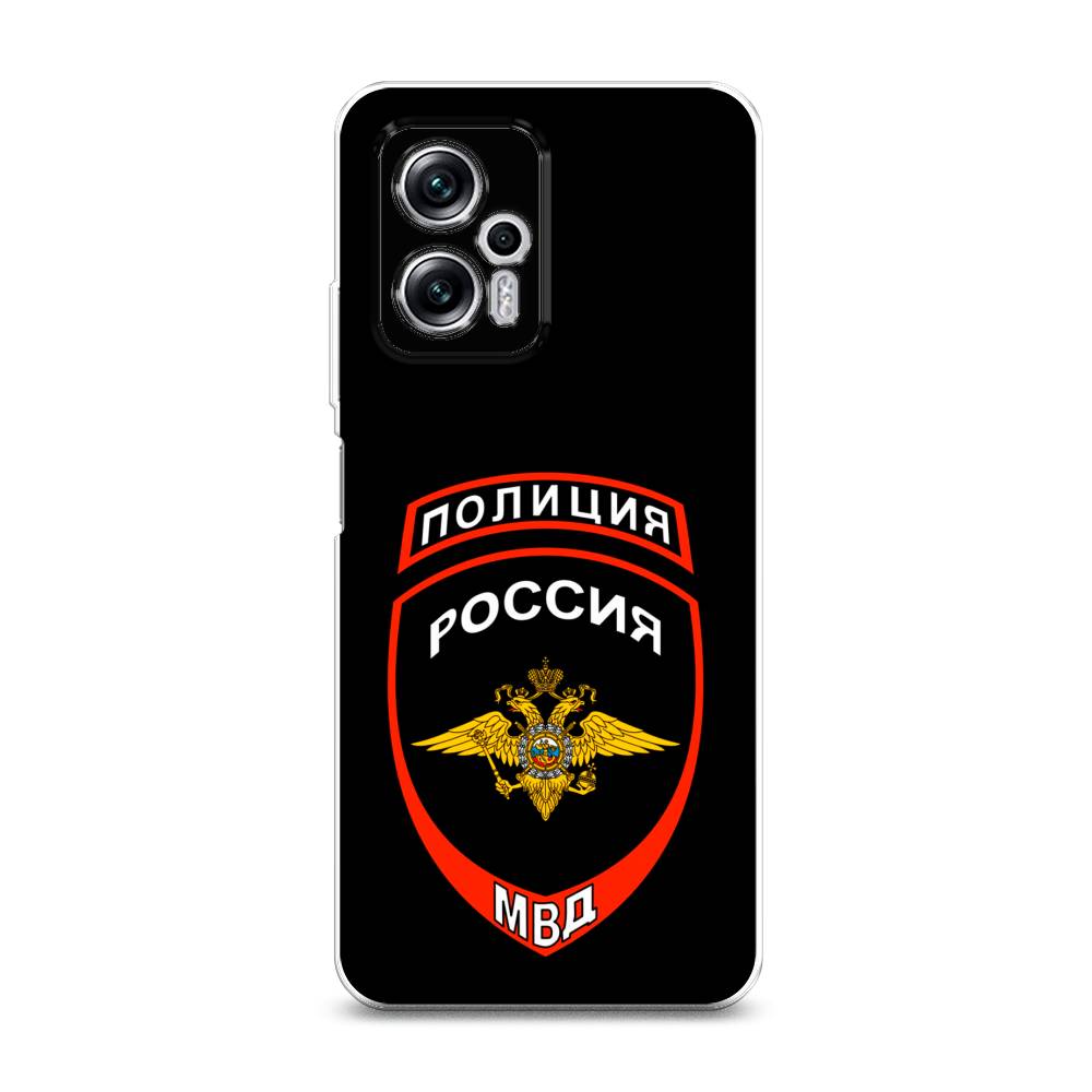 фото Силиконовый чехол "полиция шеврон" на xiaomi redmi note 11t pro plus awog