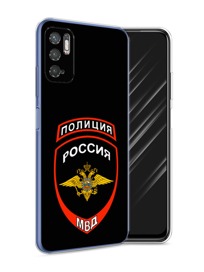 

Чехол Awog на Xiaomi Redmi Note 10T/Note 10 5G/M3 Pro "Полиция шеврон", Разноцветный, 310850-5