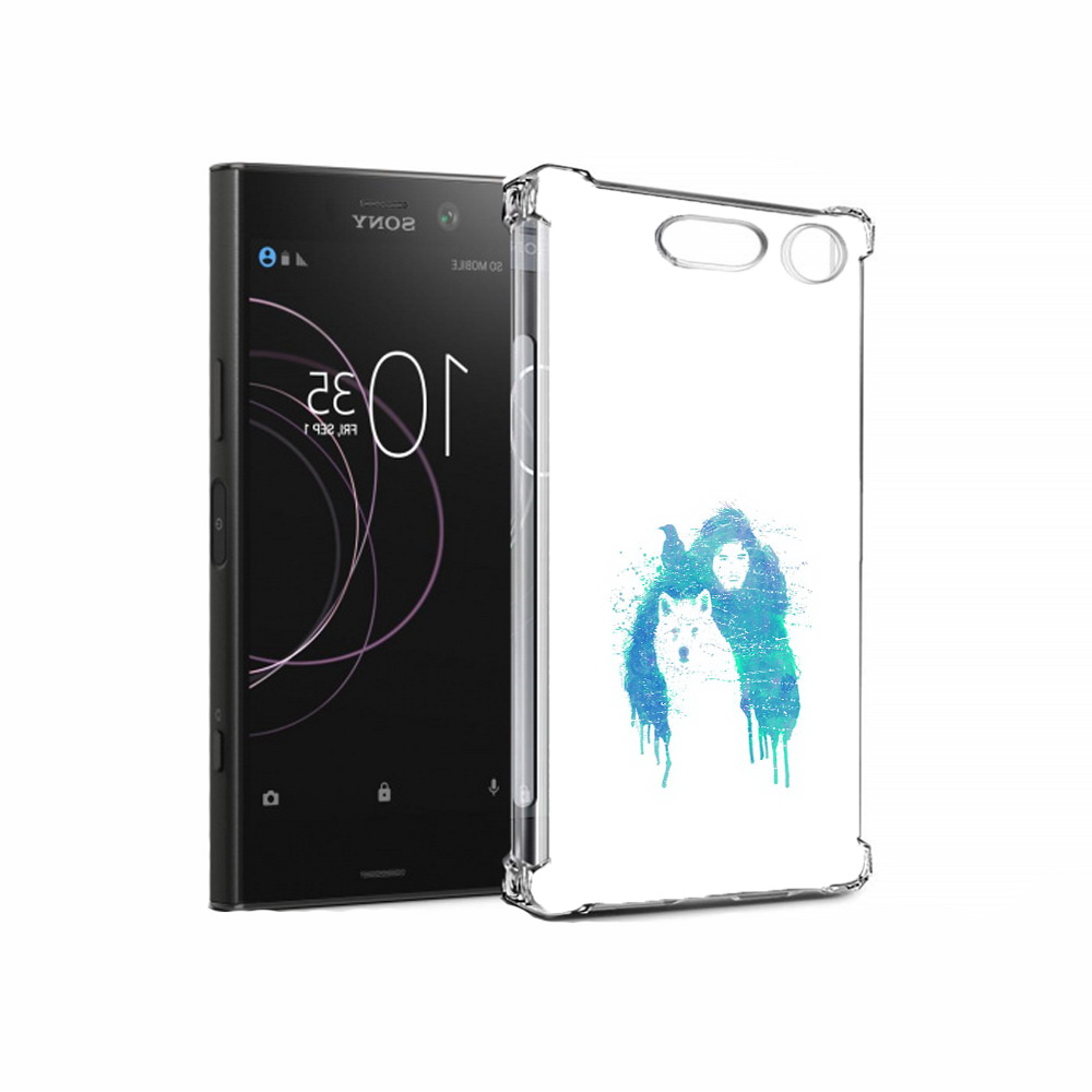 

Чехол MyPads Tocco для Sony Xperia XZ1 джон сноу (PT77229.221.323), Прозрачный, Tocco