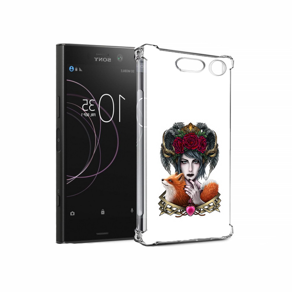 

Чехол MyPads Tocco для Sony Xperia XZ1 девушка с лисой (PT77229.221.314), Прозрачный, Tocco