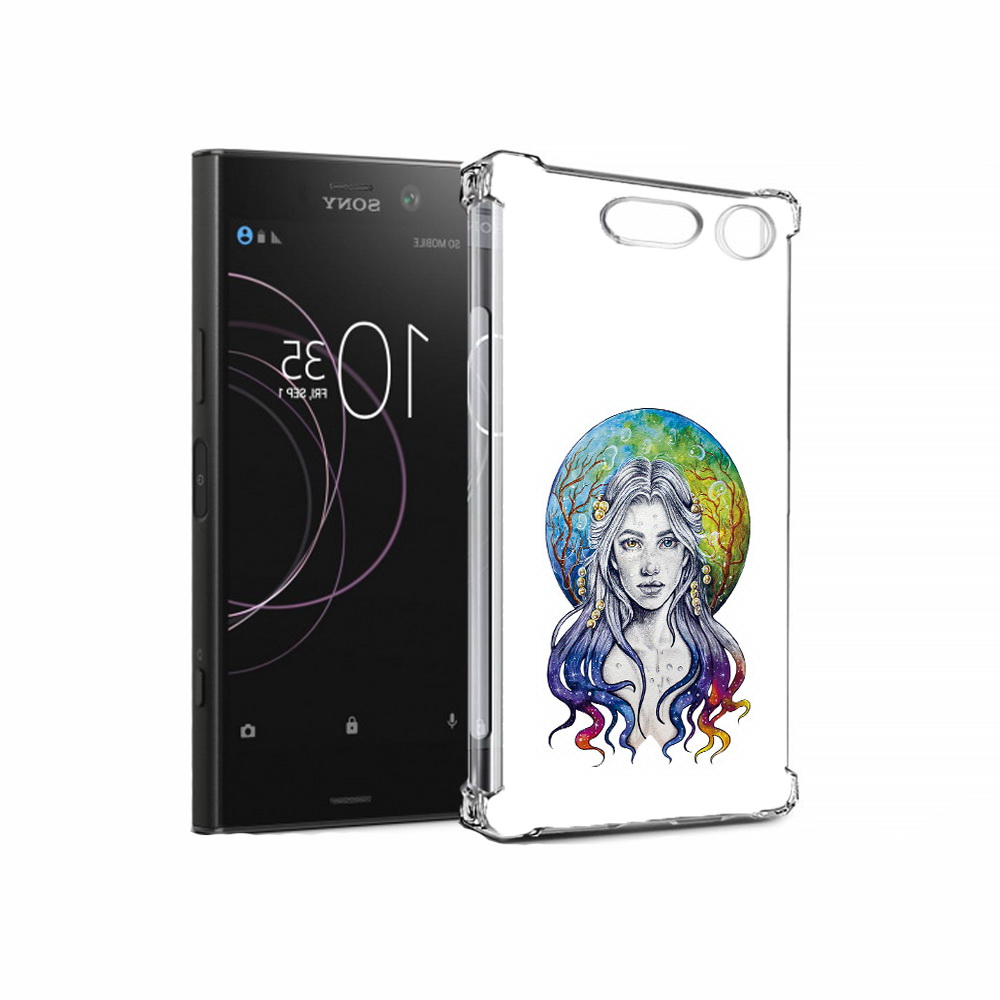 

Чехол MyPads Tocco для Sony Xperia XZ1 девушка с красивыми волосами (PT77229.221.313), Прозрачный, Tocco