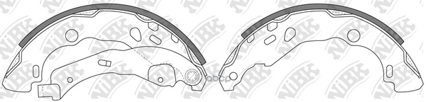 

Тормозные колодки NiBK FN0619