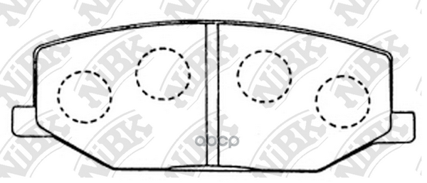 

Тормозные колодки NiBK PN9118