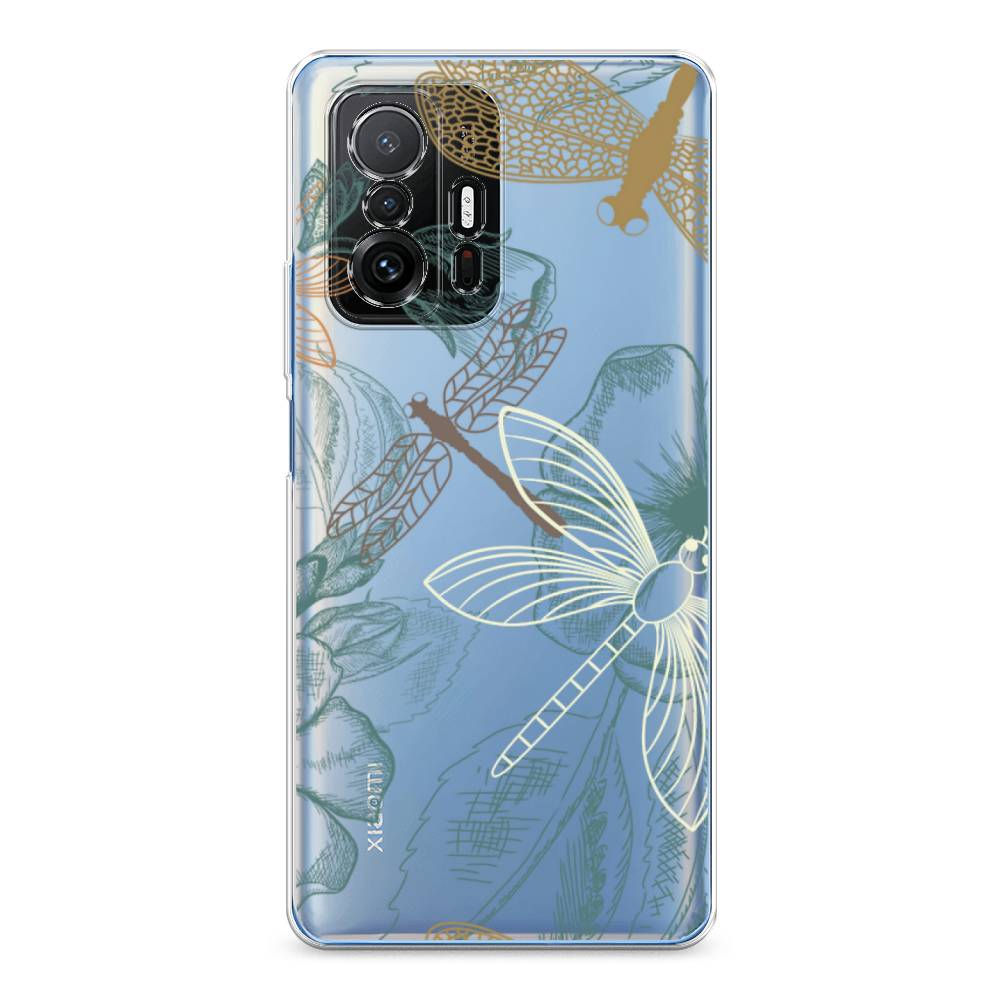 

Чехол Awog на Xiaomi Mi 11T/11T Pro "Тени стрекоз", Разноцветный, 313750-8