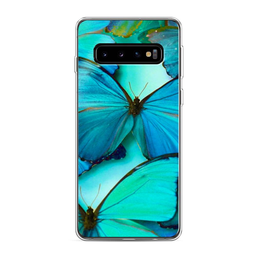 

Чехол Awog на Samsung Galaxy S10 "Неоновые бабочки", Разноцветный, 27050-4