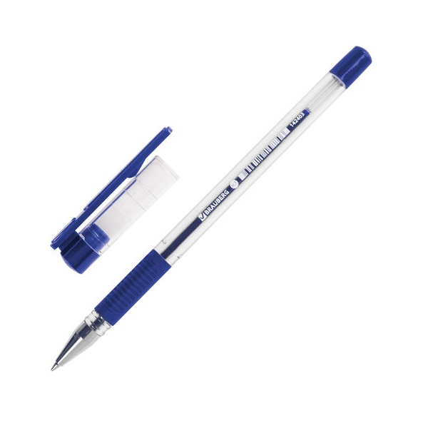 

Ручка шариковая с грипом BRAUBERG X-Writer 50 шт