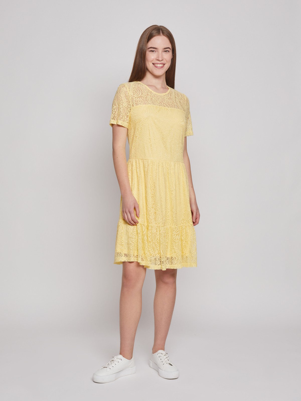 Платье женское Zolla 02223829F293 желтое 2XL