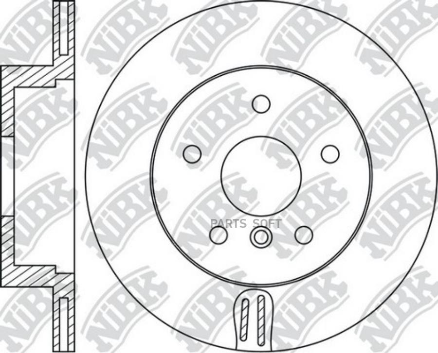 

Диск Тормозной Bmw 5 2010 Rn1761 NiBK арт. RN1761