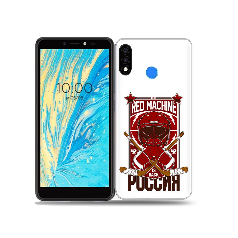 

Чехол MyPads Tocco для BQ 5740G Spring хоккей россия, Прозрачный, Tocco