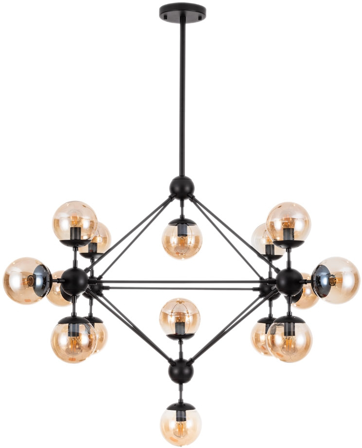 

Потолочная люстра Arte Lamp Bolla A1664SP-15BK