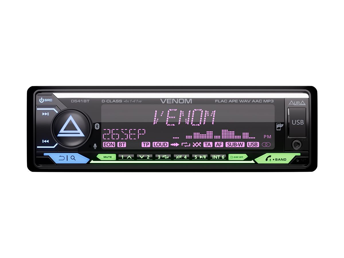 

Автомобильная магнитола Aura VENOM-D541BT
