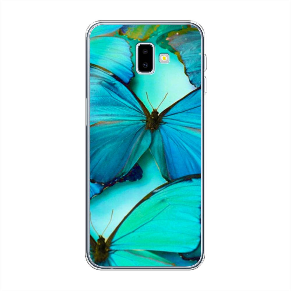 

Чехол Awog на Samsung Galaxy J6 Plus 2018 "Неоновые бабочки", Разноцветный, 26950-4