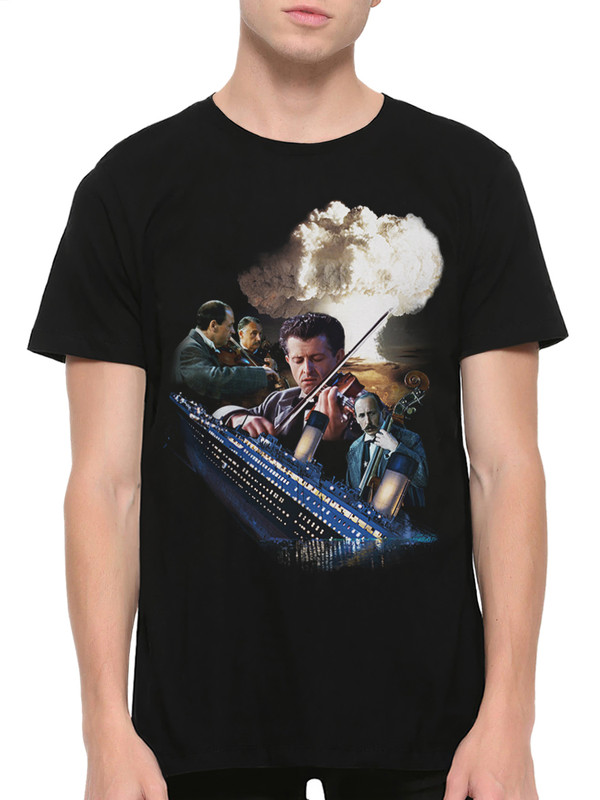 

Футболка мужская Dream Shirts Титаник и Скрипачи черная L, Черный, Титаник и Скрипачи