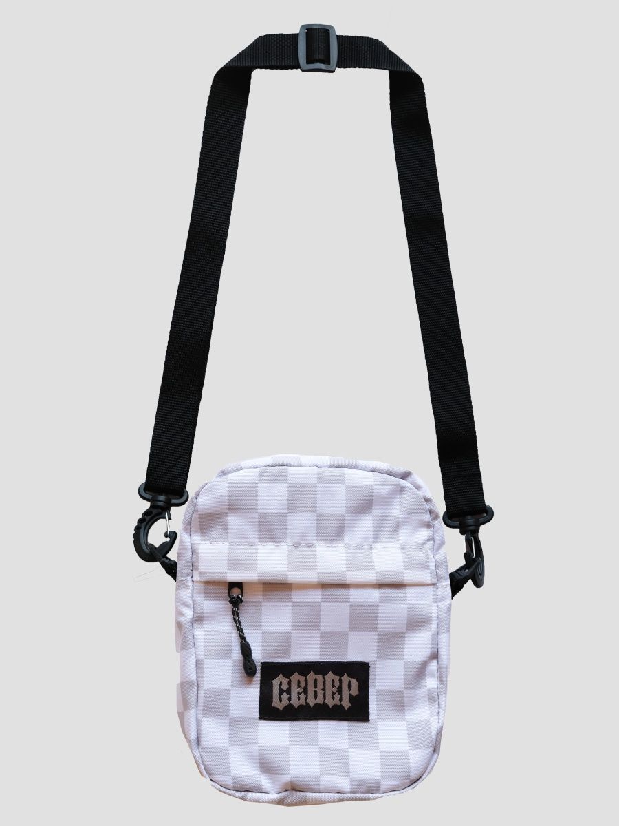

Сумка унисекс Severclothing B-Chess, серый, B-Chess