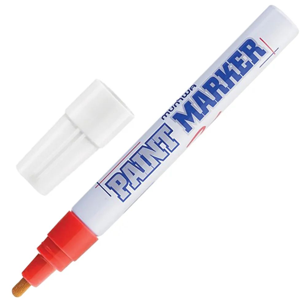 Маркер-краска MUNHWA (paint marker) лаковый (151475) красный 12 шт