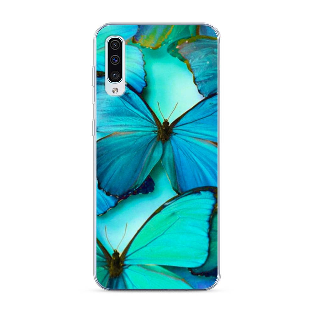 

Чехол Awog на Samsung Galaxy A30s/A50 "Неоновые бабочки", Разноцветный, 28850-4