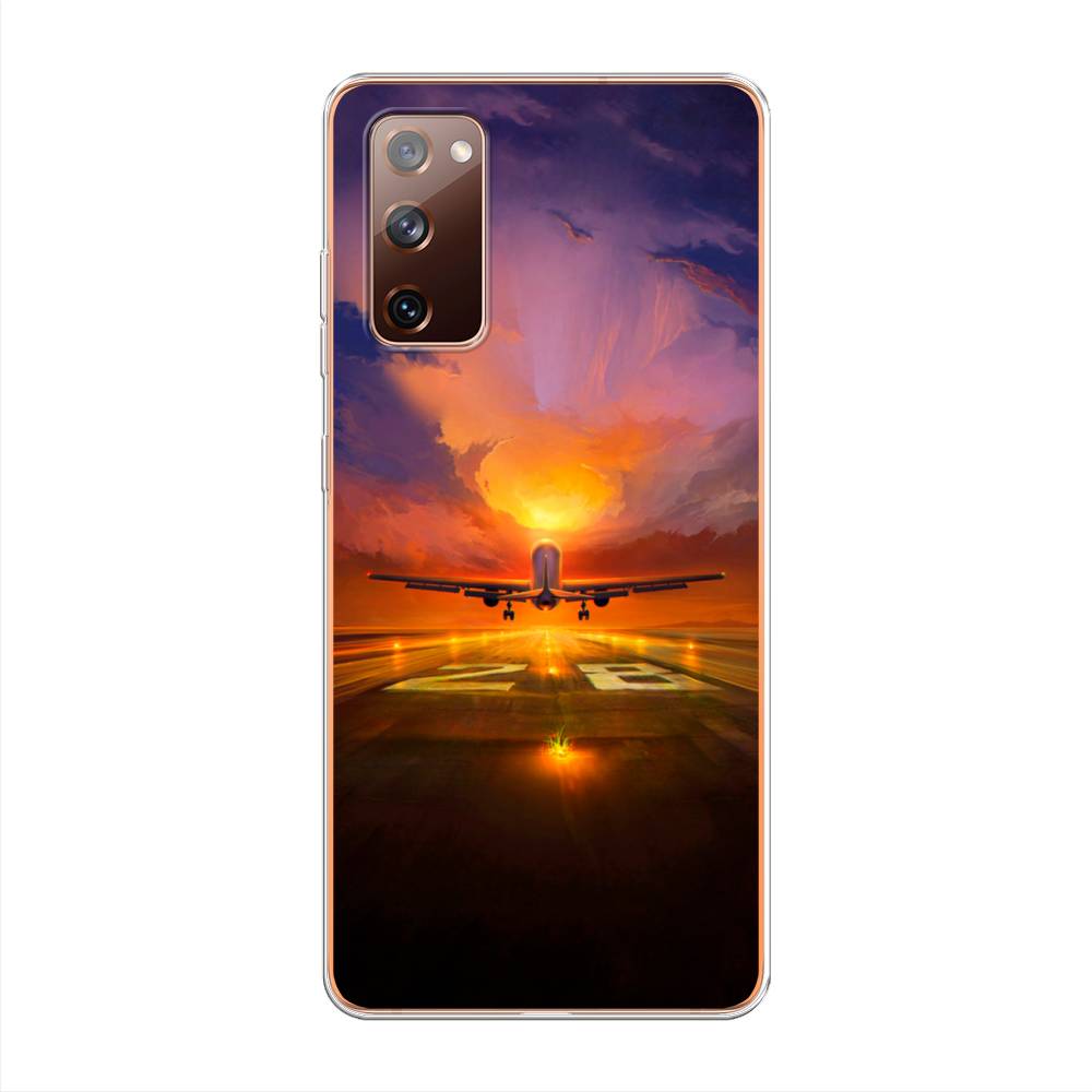 

Чехол на Samsung Galaxy S20 FE "Самолет на посадке", Оранжевый;синий, 2101350-6