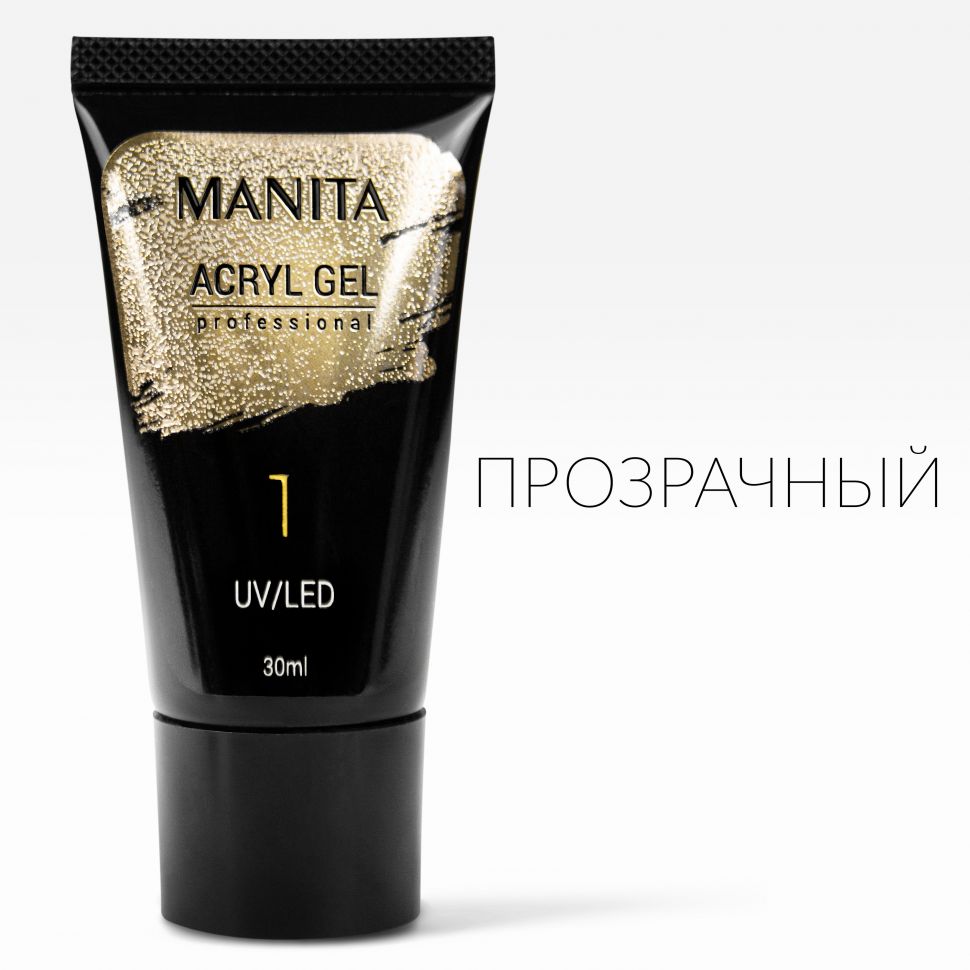 Акрил-гель полигель MANITA №01 30 мл manita гель лак для ногтей opal