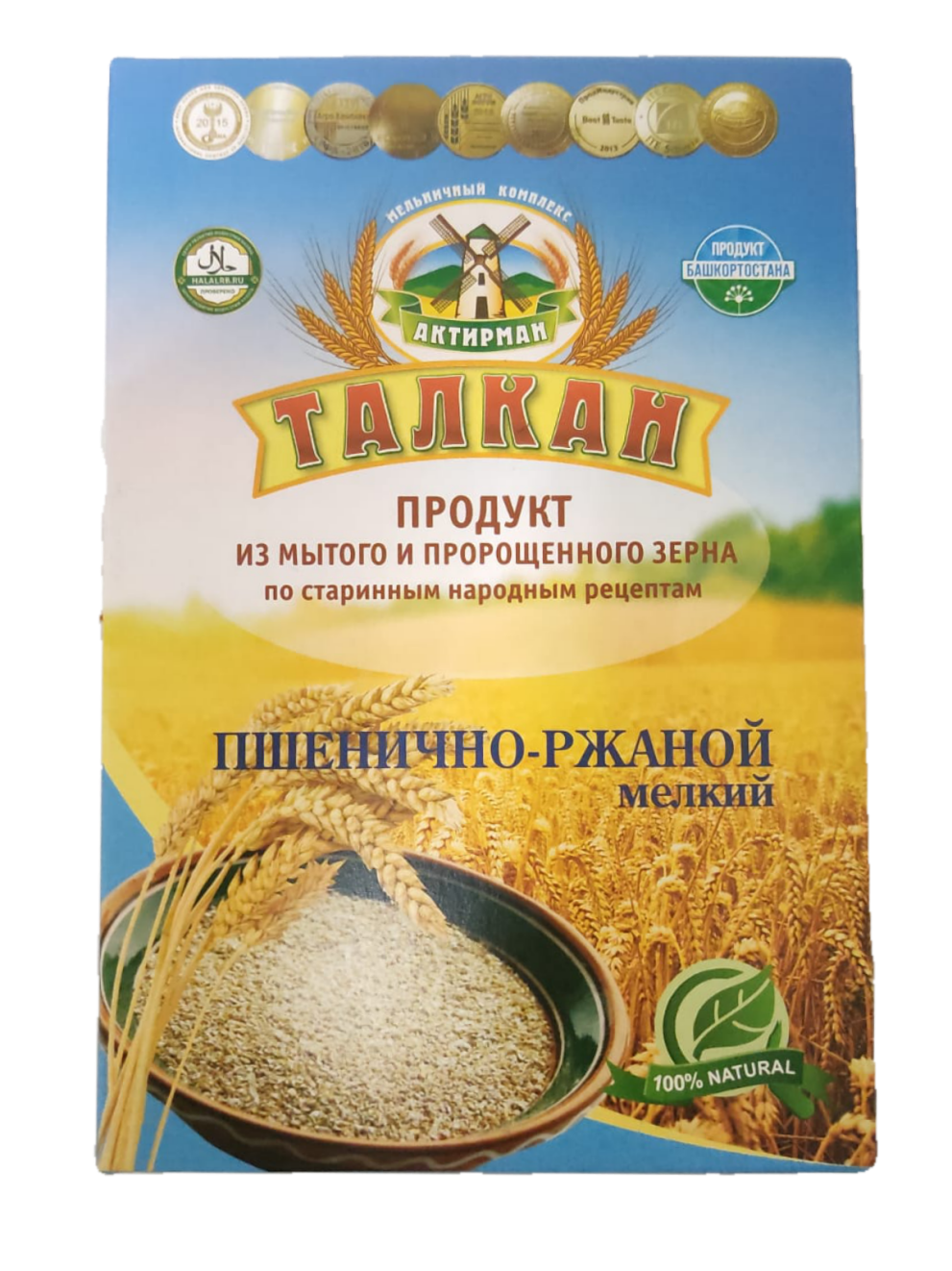

Талкан Актирман пшенично ржаной, 350 г