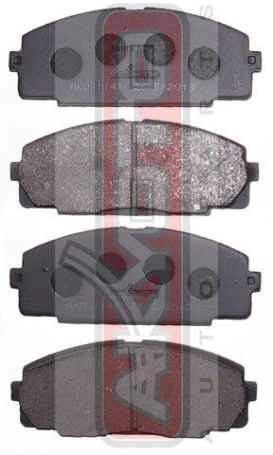 

Тормозные колодки Akyoto передние дисковые AKD1141