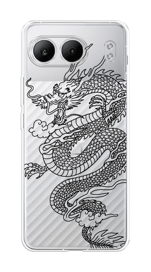 

Чехол на OnePlus Nord 4 5G "Большой китайский дракон", Черный;серый, 155250-1