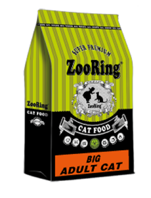 фото Сухой корм для кошек zooring big adult cat 1.5кг