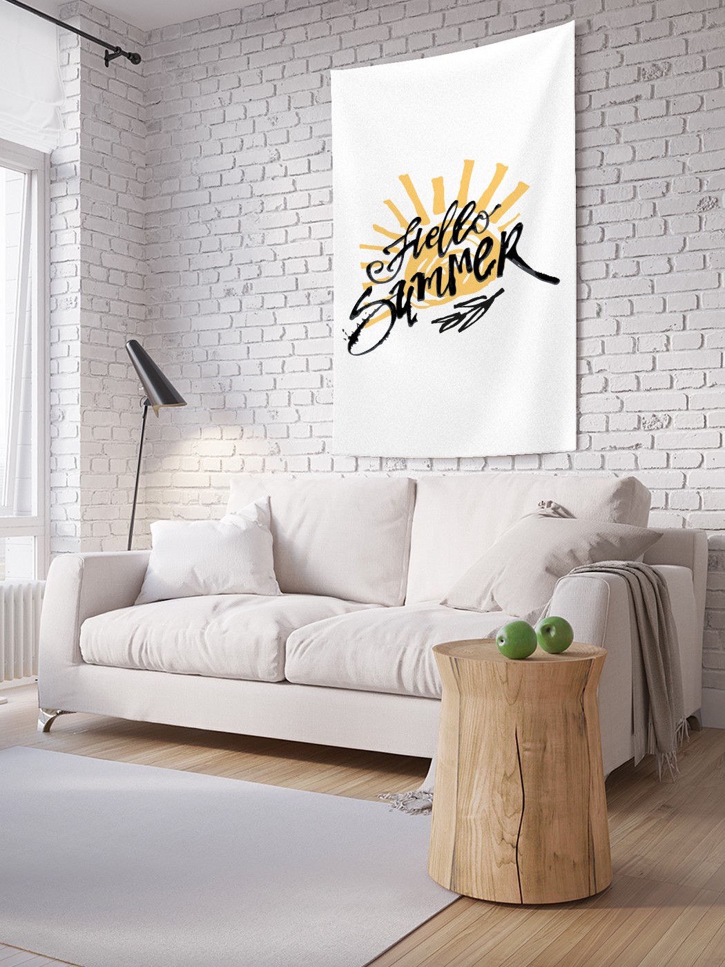 

Вертикальное фотопанно на стену JoyArty Рад видеть тебя лето 150x200 см, Рад видеть тебя, лето