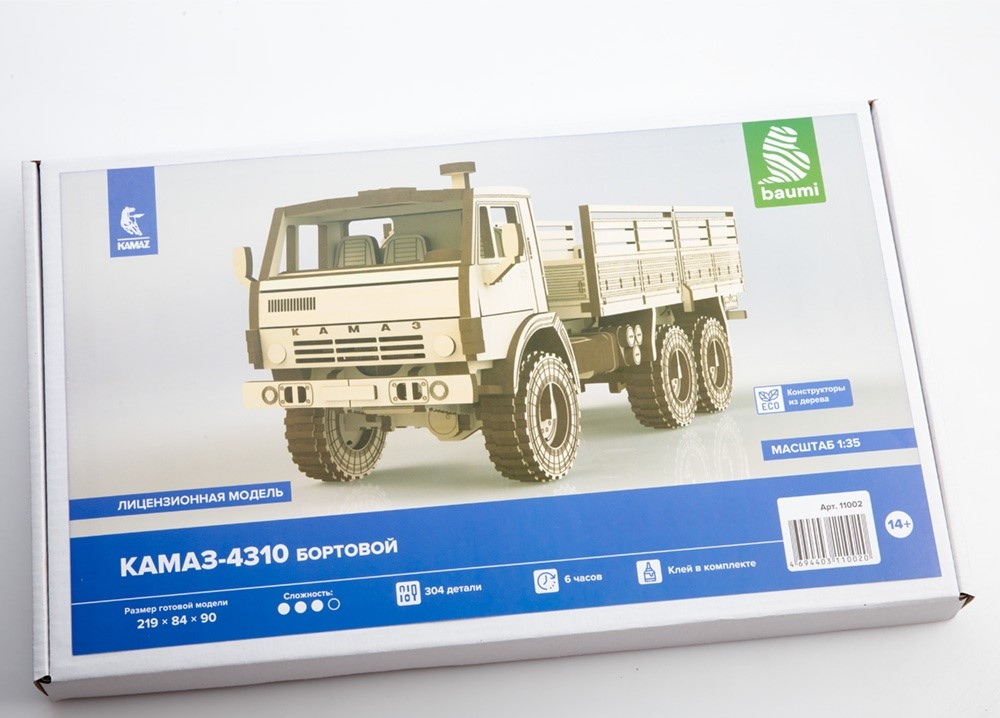 

11002BAUMI Сборная модель КАМАЗ-4310 Бортовой