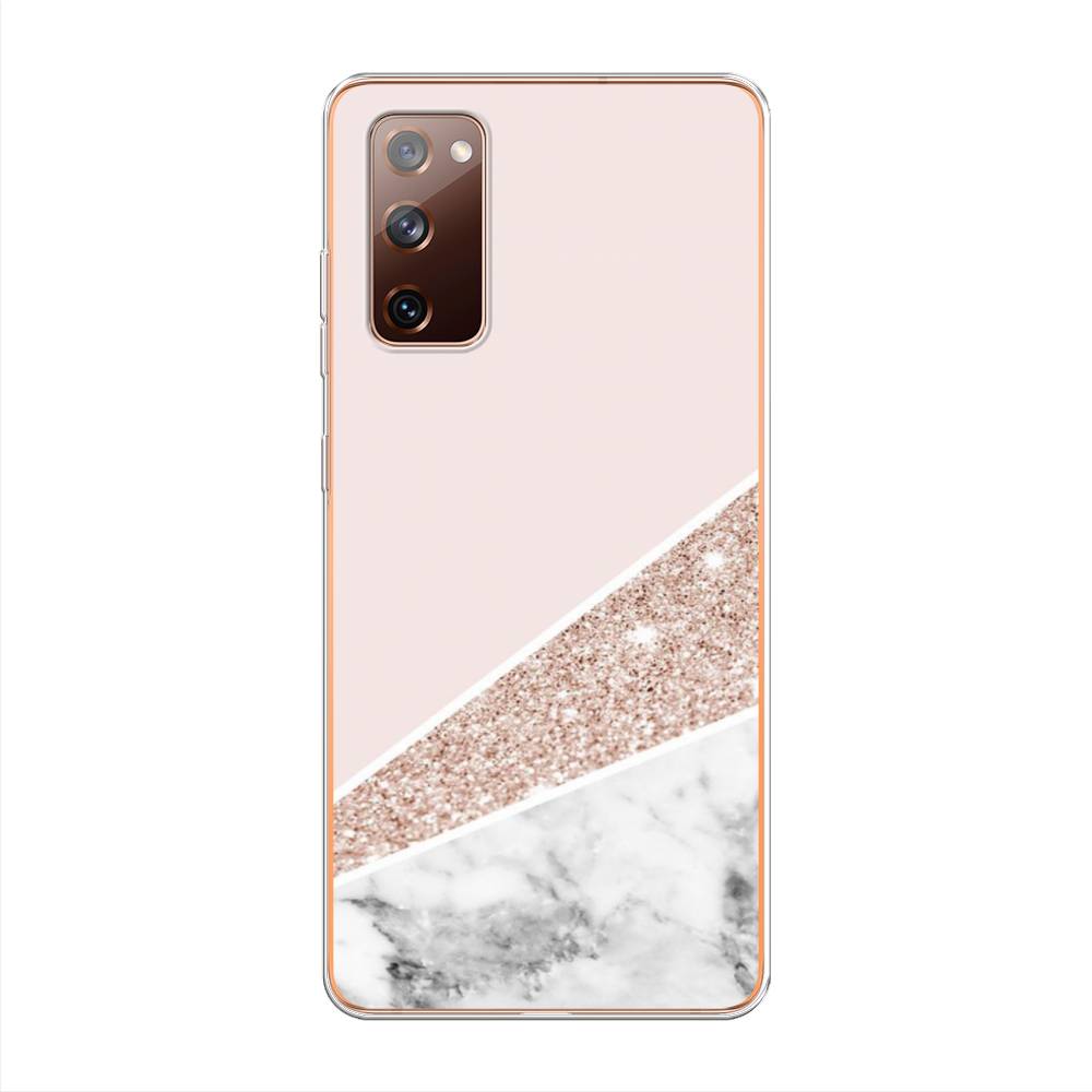 

Чехол для Samsung Galaxy S20 FE "Блестящий розовый мрамор", 2101350-3