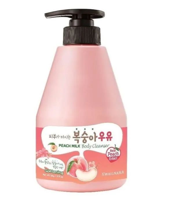 Гель для душа Welcos Kwailnara Peach Milk Body Cleanser 560 г 1050₽