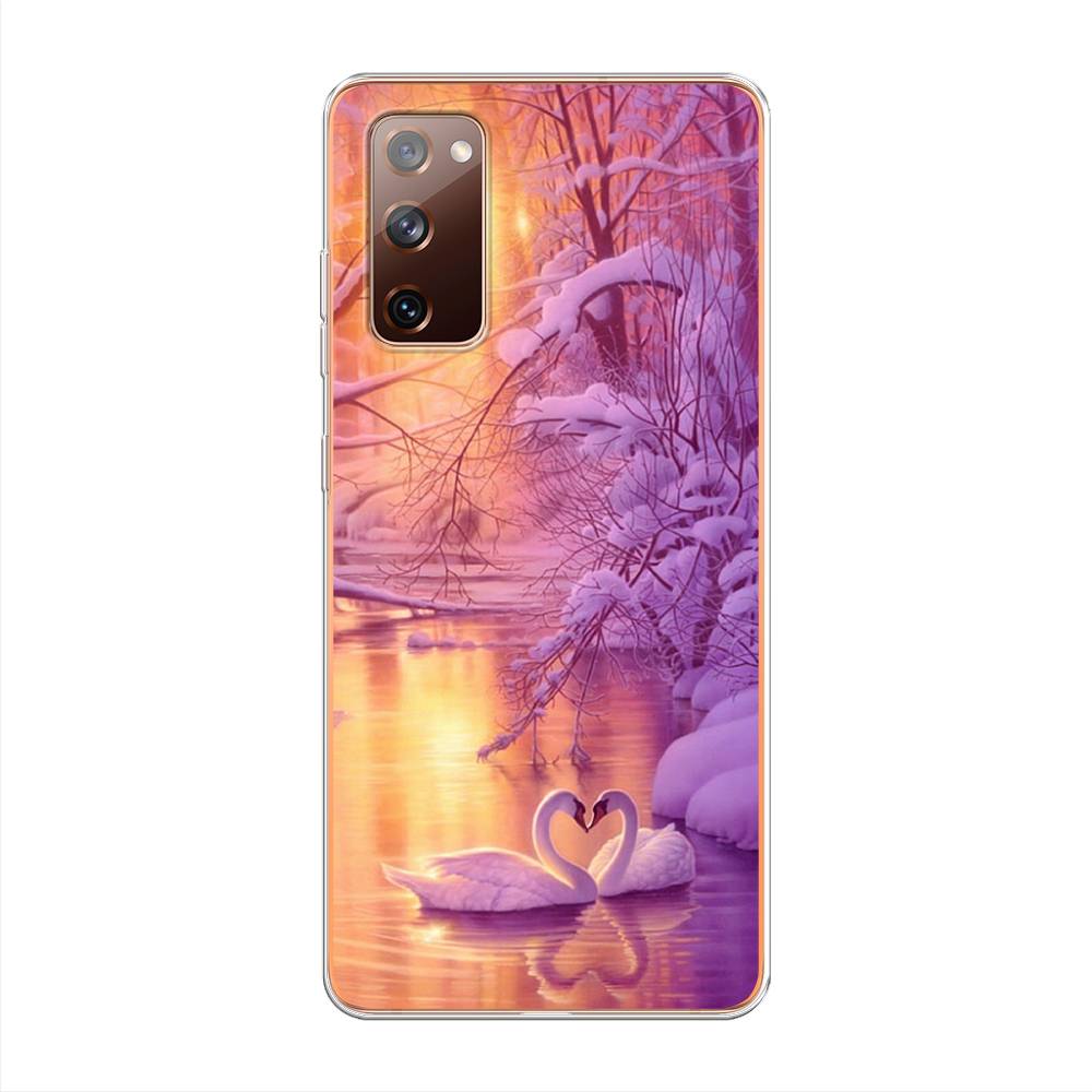 

Чехол на Samsung Galaxy S20 FE "Зима 1", Фиолетовый;желтый, 2101350-2