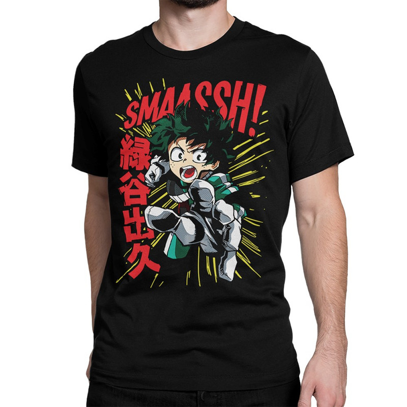 фото Футболка мужская dream shirts аниме моя геройская академия my hero academia черная 3xl