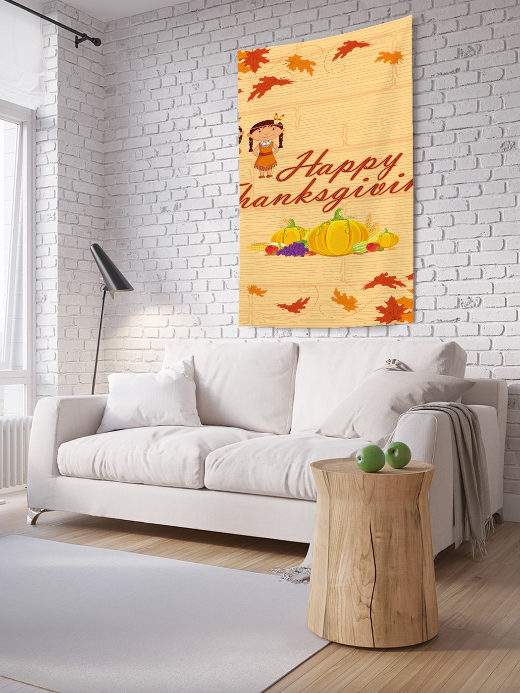 

Вертикальное фотопанно на стену JoyArty Тыква на День Благодарения 150x200 см, Тыква на День Благодарения