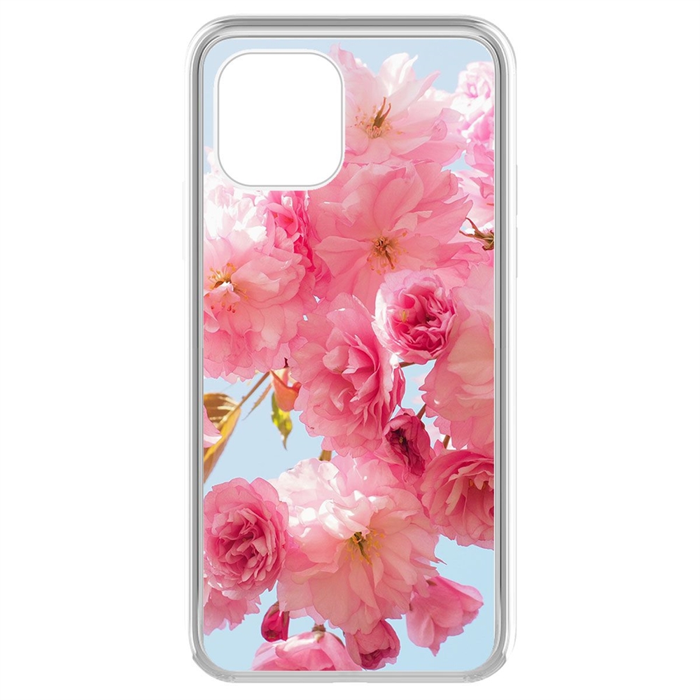 

Чехол-накладка Krutoff Clear Case Сакура для iPhone 11 Pro, Прозрачный