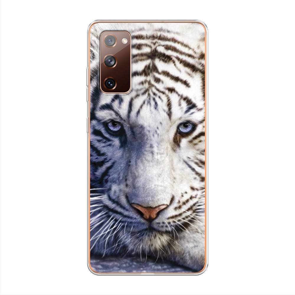 

Чехол на Samsung Galaxy S20 FE "Бенгальский тигр", Коричневый;белый, 2101350-1