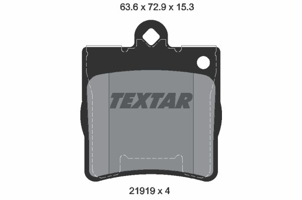 

Тормозные колодки Textar дисковые 2191901